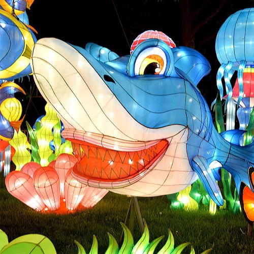 Kiinan perinteinen festivaalin sisustus lyhty