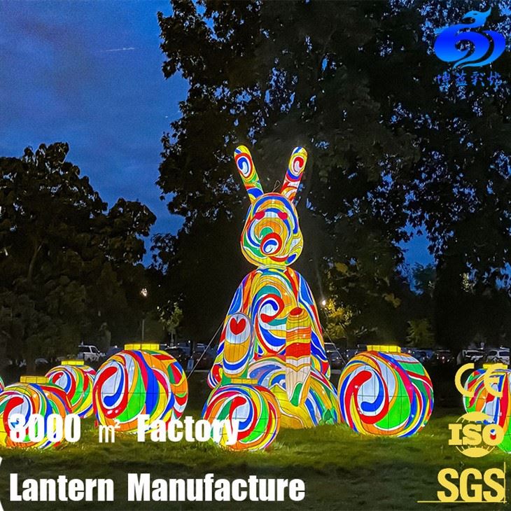 outdoor lantern festival decoration
